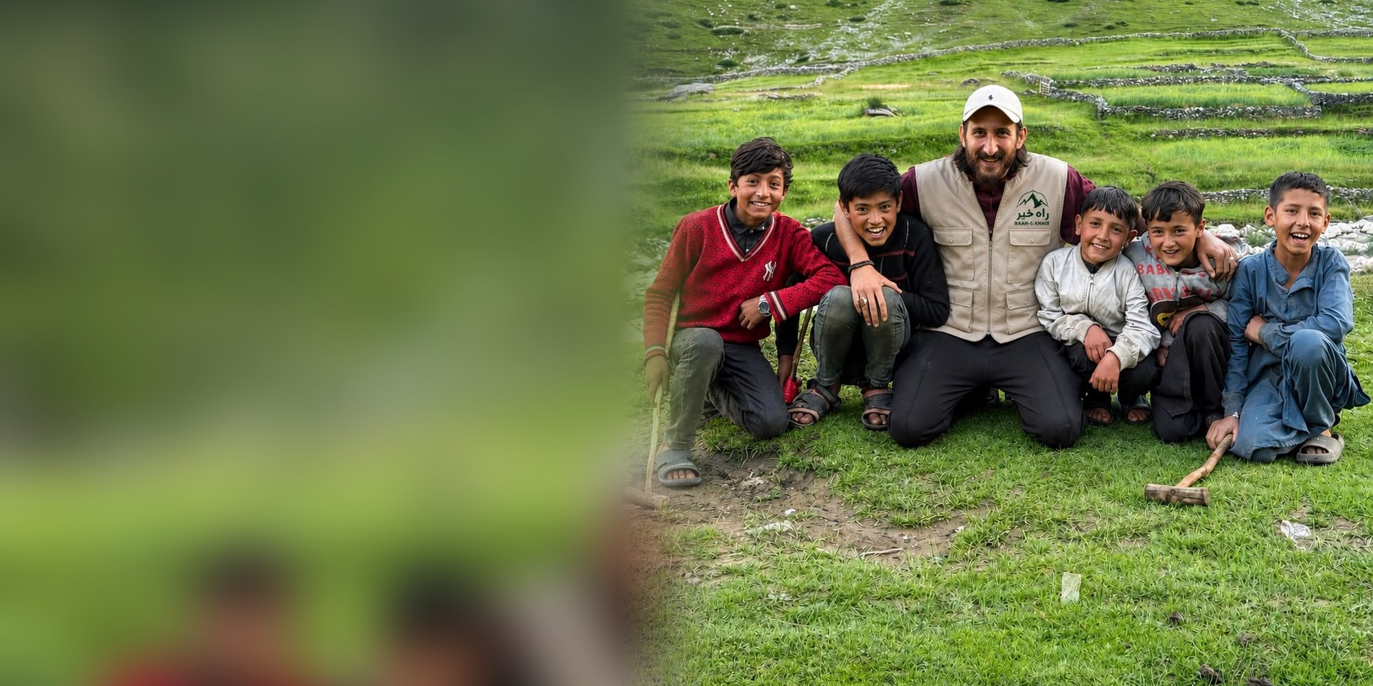 With children of the valley